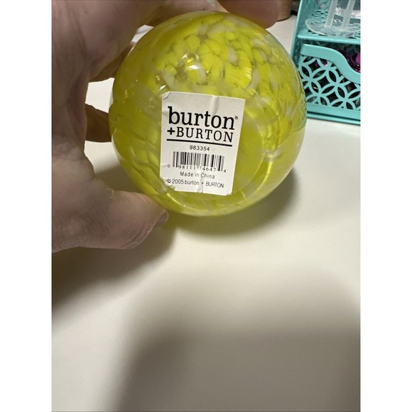 Art glass speckled swirled sunny yellow bud‎ vase flowers floral pretty Spring 3 - Picture 5 of 5